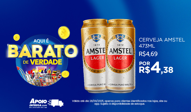 Cerveja Amstel 473ml 28/09